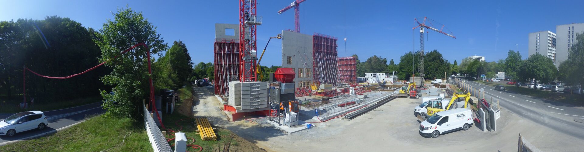 Mi-mai à fin juin 2025 : Le montage des murs en pleine accélération